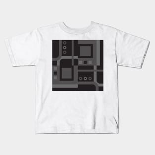 Geometric black Kids T-Shirt